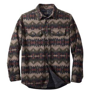 Pendleton Wool Shirt Jacket in Sonora Olive (Size M, Like New)